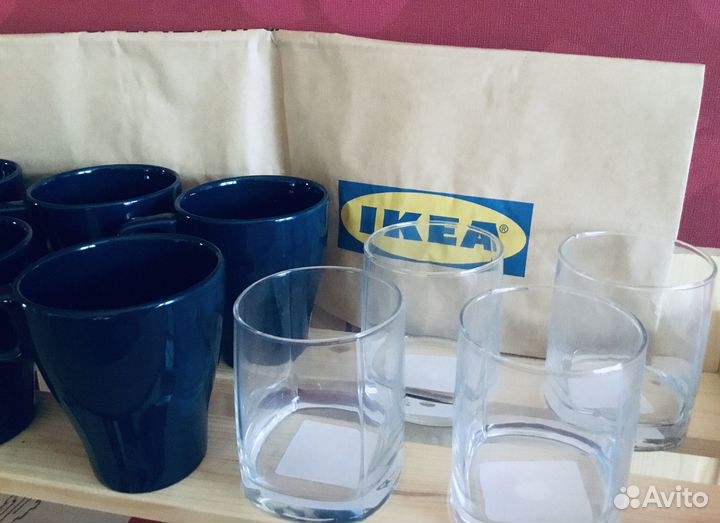 Стаканы IKEA для виски, Кружка IKEA фэргрик 250 мл