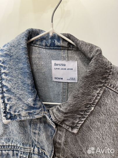 Укороченная джинсовка bershka