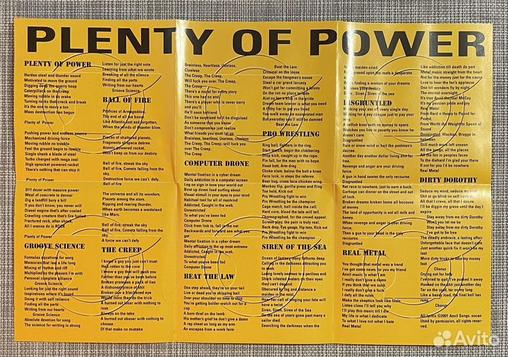 Anvil - Plenty Of Power CD Rus
