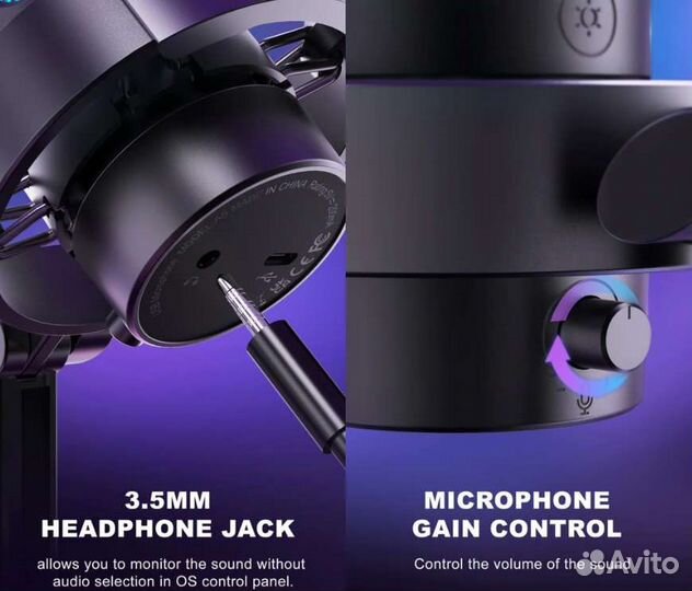 Конденсаторный USB-микрофон Fifine AmpliGame A8