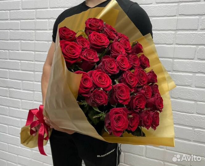 Букет из 31 свежей розы