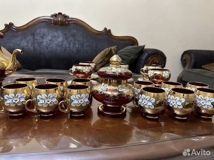 Посуда Богемия лепка Чехословакия