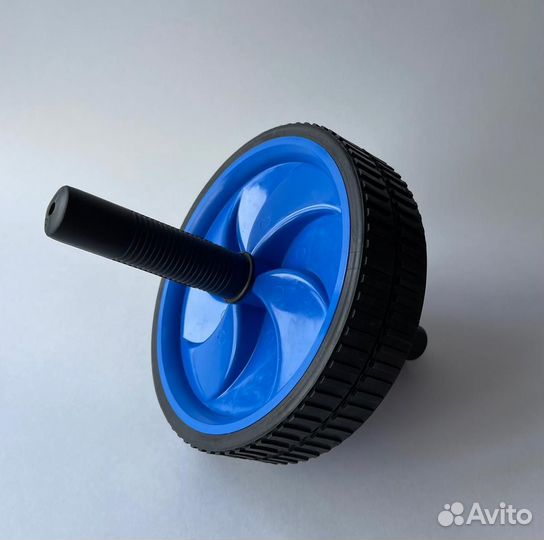 Ролик для пресса двойной синий