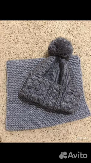 Комплект шапка и шарф