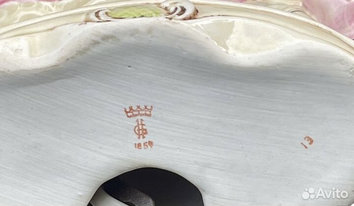 Графенталь настольная лампа Германия Дама Кавалер