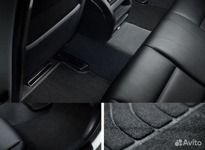 Ворсовые (ковролиновые ) Премиум коврики для авто