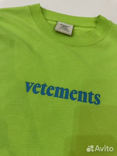 Футболка vetements