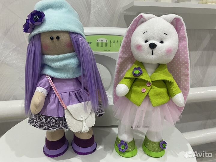 Текстильный заяц