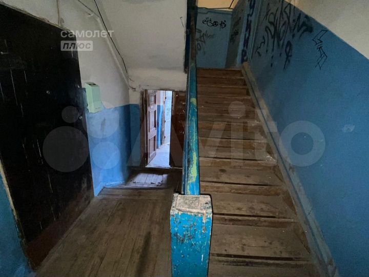 Комната 19,6 м² в 1-к., 1/2 эт.