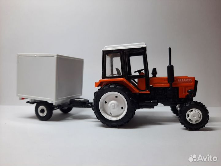 Трактор Беларус мтз 82 с прицепом Игрушка
