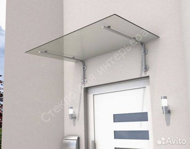 Стеклянный козырек