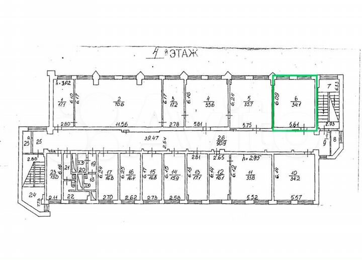 Сдам офисное помещение, 34.1 м²