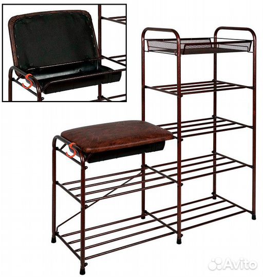 Подставка для обуви с сидением