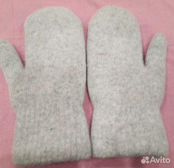 Варежки меховые женские