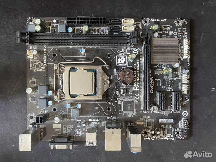 Gigabyte GA-H81M-S1+Intel I3-4170