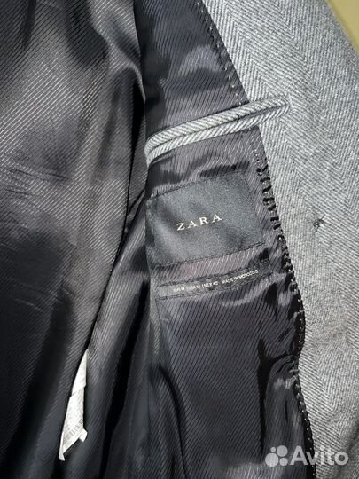 Пальто двубортное zara