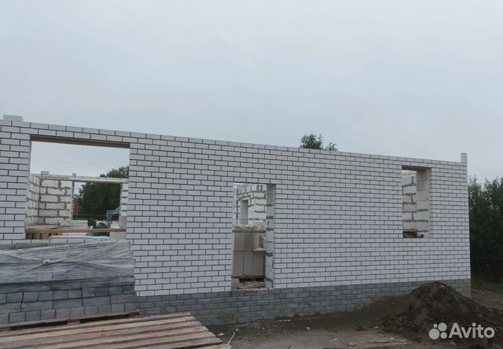 Дом 100м2 из газобетона под ключ