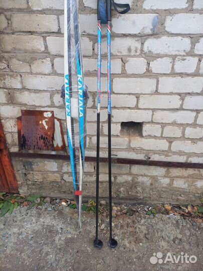 Лыжи, лыжные палки, лыжные ботинки