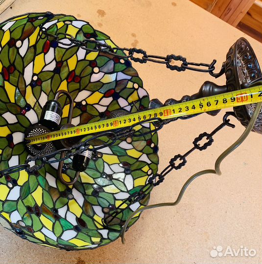 Люстра потолочная в стиле tiffani тиффани