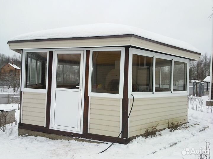 Остекление беседки профессионально