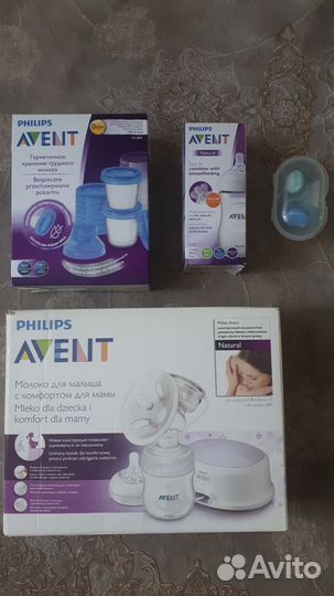 Молокоотсос avent электрический