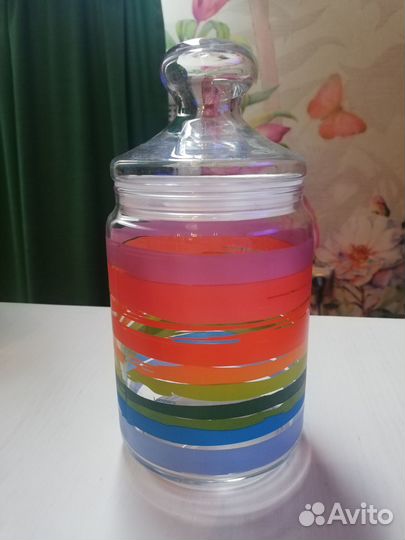 Банка для сыпучих, стеклянная Luminarc, 1 л