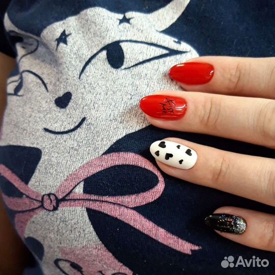 Маникюр,покрытие гель- лак,ремонт,укрепление