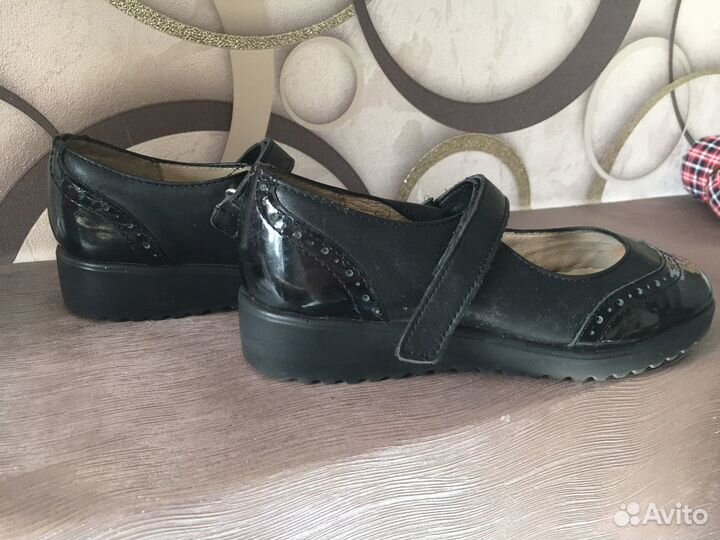 Туфли кожаные