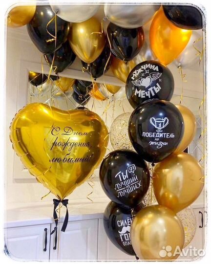 Воздушные шары, композиции, цифры