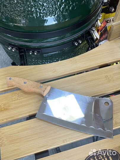 Топорик для мяса с деревянной ручкой