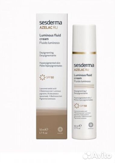 Sesderma azelac spf50 флюид для сияния кожи