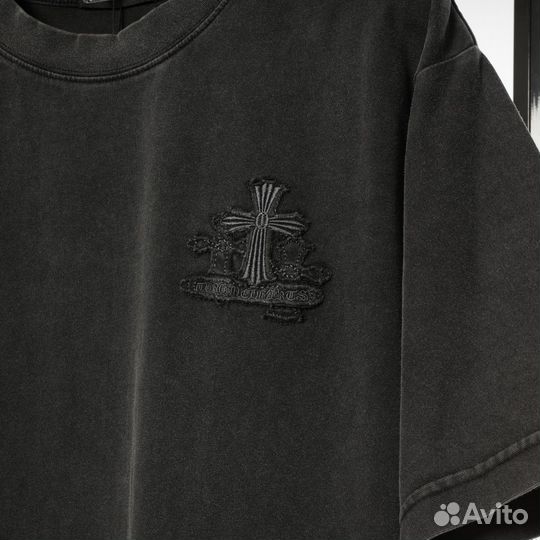 Футболка Chrome hearts хлопковая 100%