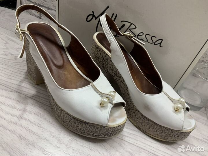 Босоножки натуральная кожа 38