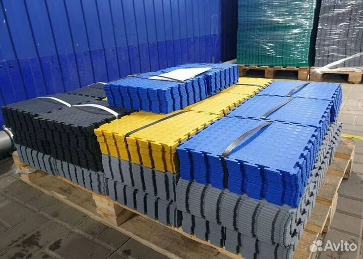 Модульная пвх плитка для склада