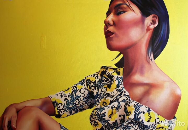 Картина холст/масло 130х100 см