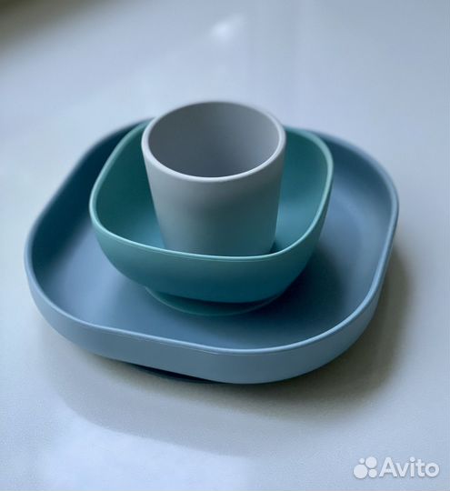 Набор посуды силикон для малыша