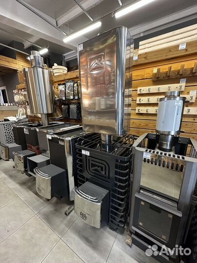 Печь для бани Сибирский Утес 20Л профи бак 65