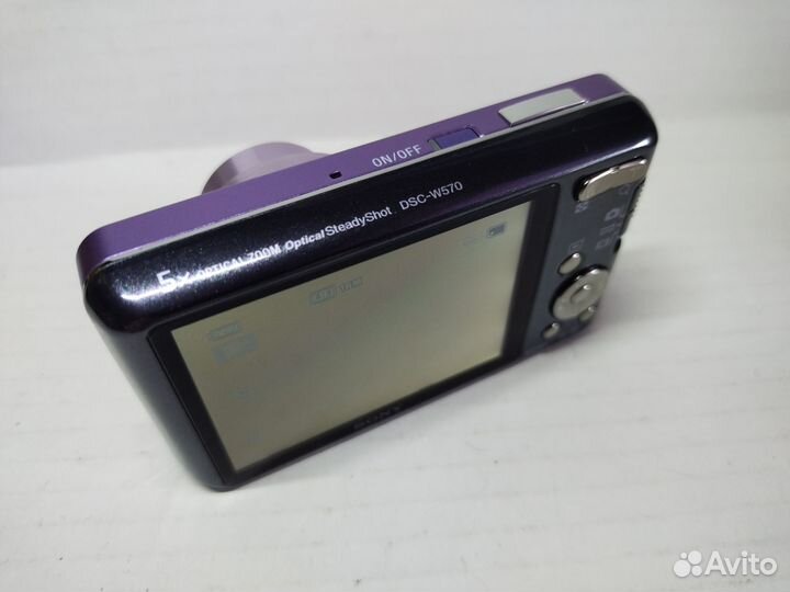 Sony Cyber-shot DSC-W570 Purple Vintage Cam