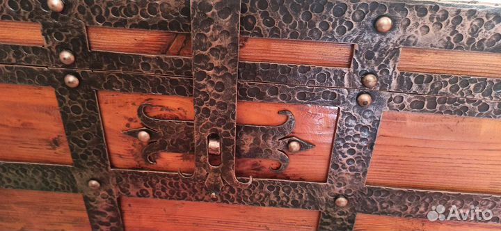 Сундук деревянный ручная работа ковка