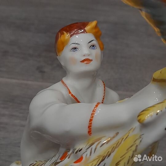 Статуэтка фарфор Иванушка и Жар Птица лфз