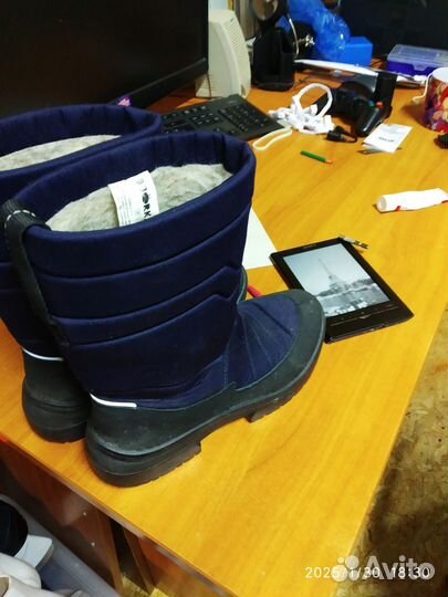 Сапоги подростковые зимние, размер 40