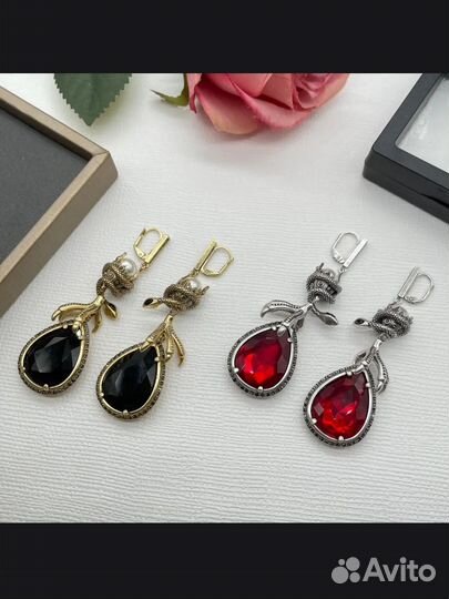 Alexander mcqueen серьги