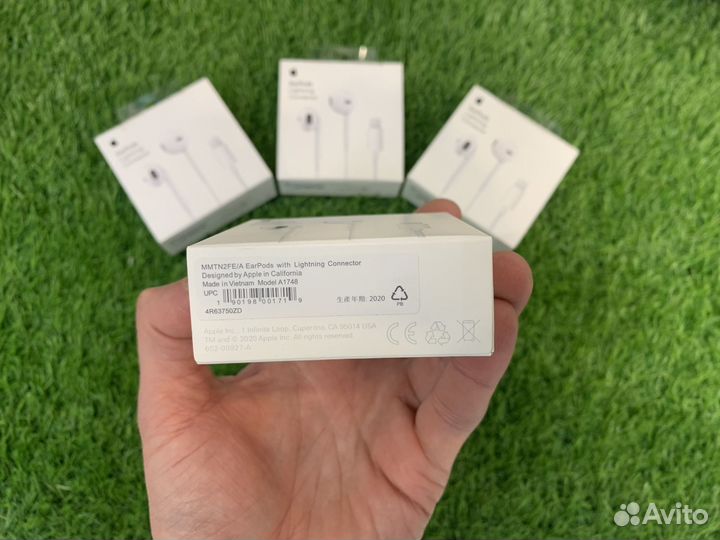 Наушники apple EarPods lightning оригинал