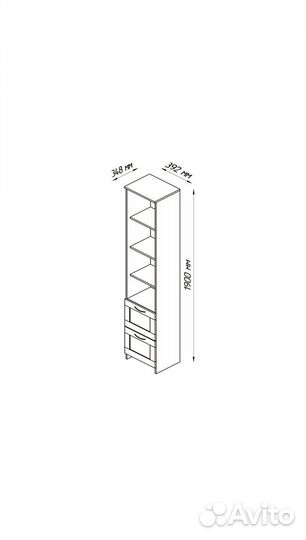 Тумба под телевизор и стеллаж