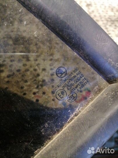 Стекло глухое заднее левое Skoda Octavia III (A7)