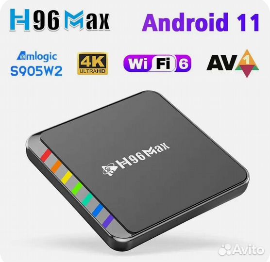 Smart тв приставка Android 11 Amlogic S905W2
