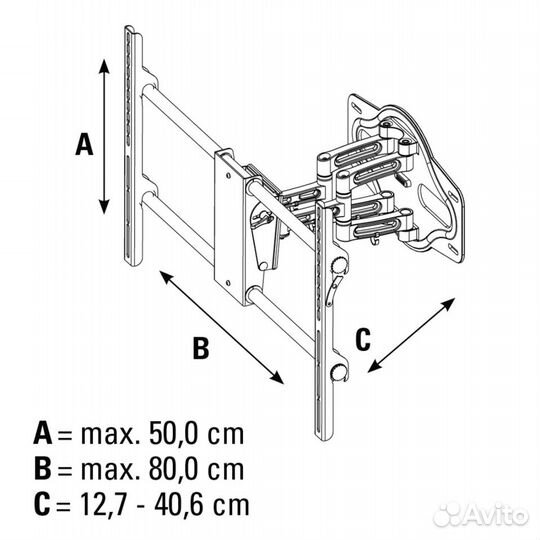 Кронштейн свободного вращения для тв прва Германии