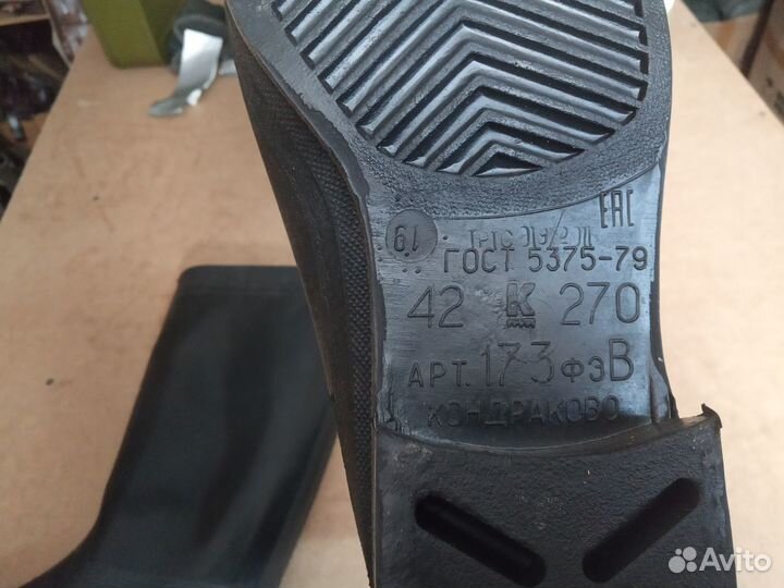 Сапоги резиновые, высокие, 42, 43 размер