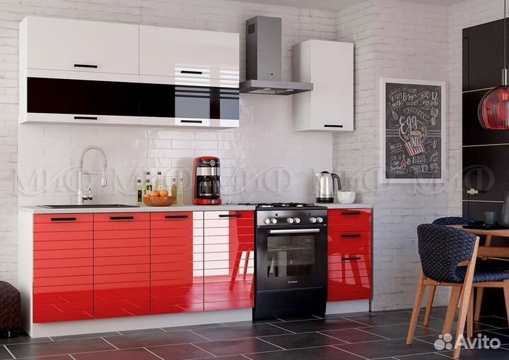 Кухонный гарнитур Техно-3 2,0 метра компл.№2