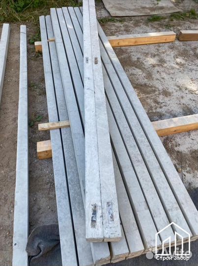 Столбы евроштакетника